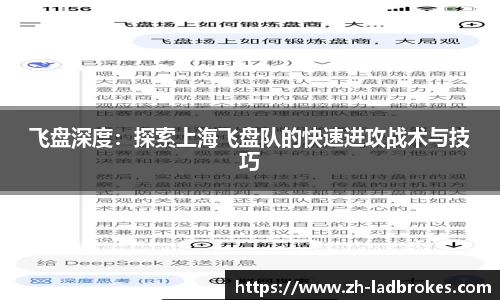 飞盘深度：探索上海飞盘队的快速进攻战术与技巧